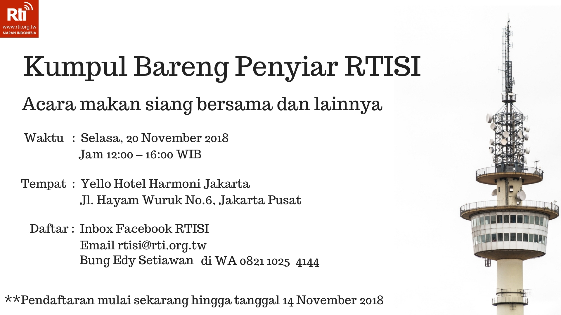 Kumpul Bareng Penyiar RTISI