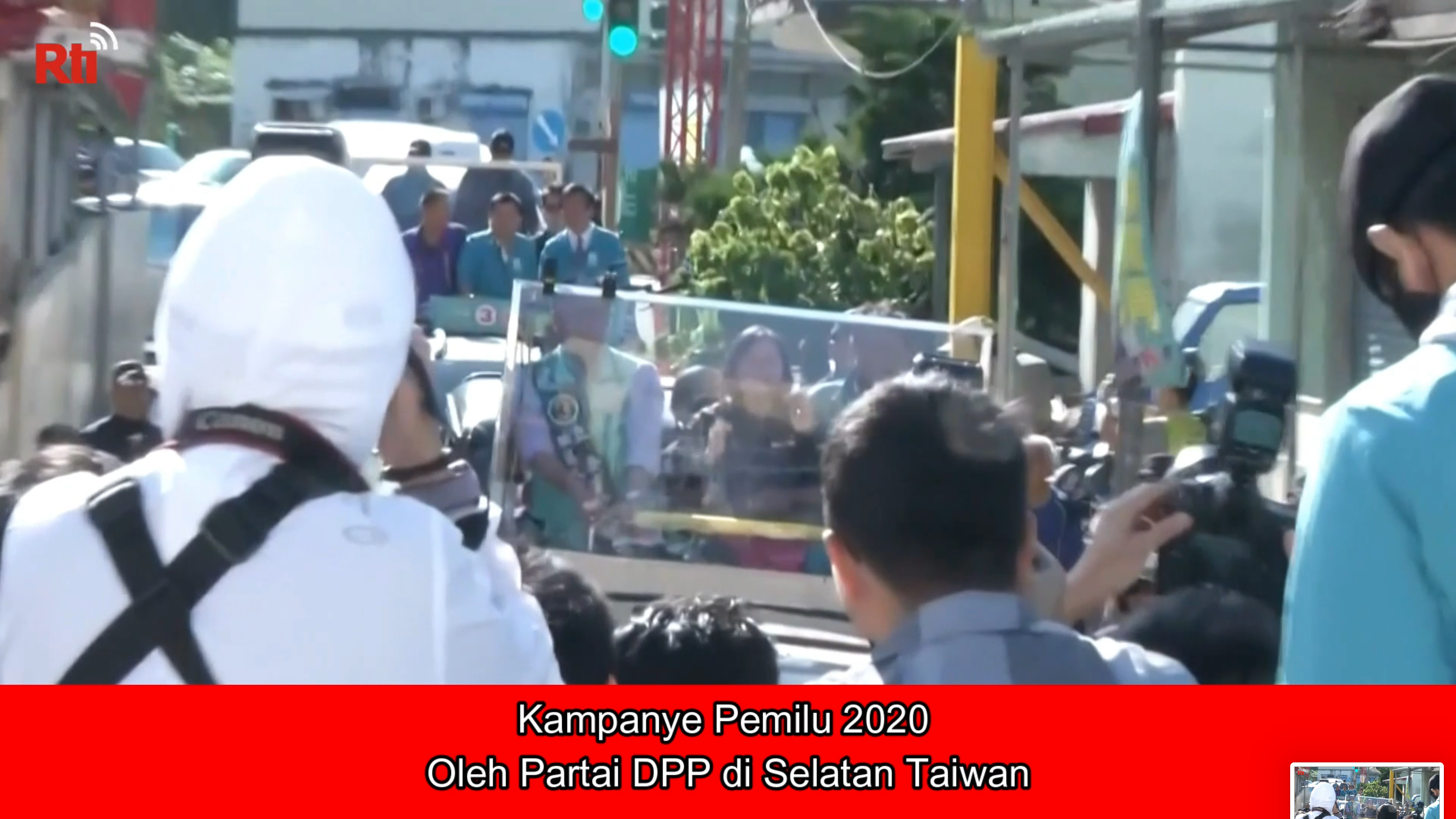 Kampanye Pemilu 2020 oleh Partai DPP di Selatan Taiwan