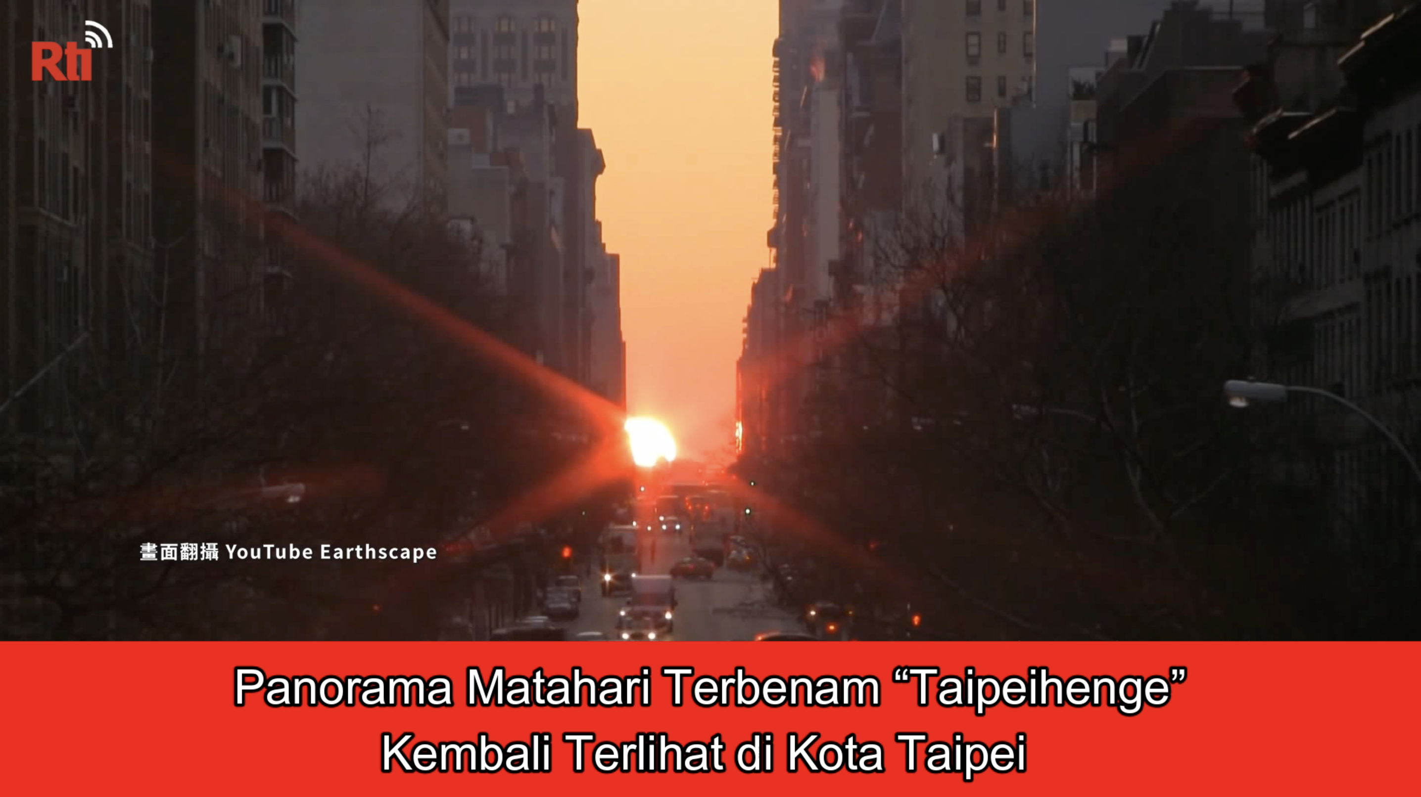 Panorama Matahari Terbenam “Taipeihenge” Kembali Terlihat di...