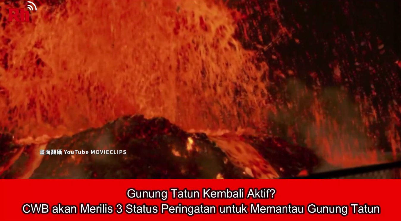 Gunung Tatun Kembali Aktif?, CWB akan Merilis 3 Status...