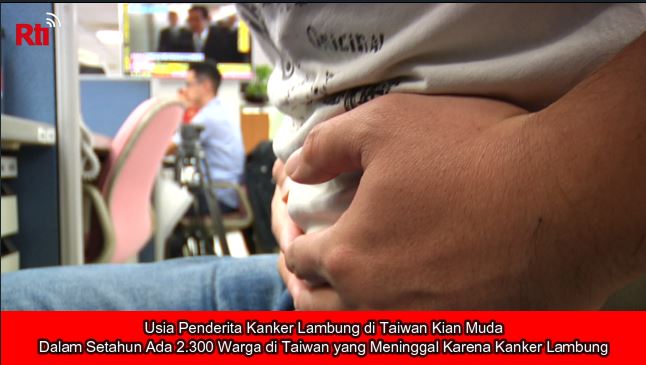 Pasien Penderita Kanker Lambung di Taiwan Kian Muda, Dalam Setahun Ada 2.300 Warga di Taiwan yang Meninggal Karena Kanker Lambung