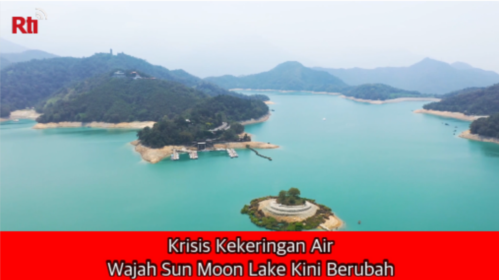 Krisis Kekeringan Air, Wajah Sun Moon Lake Kini Berubah
