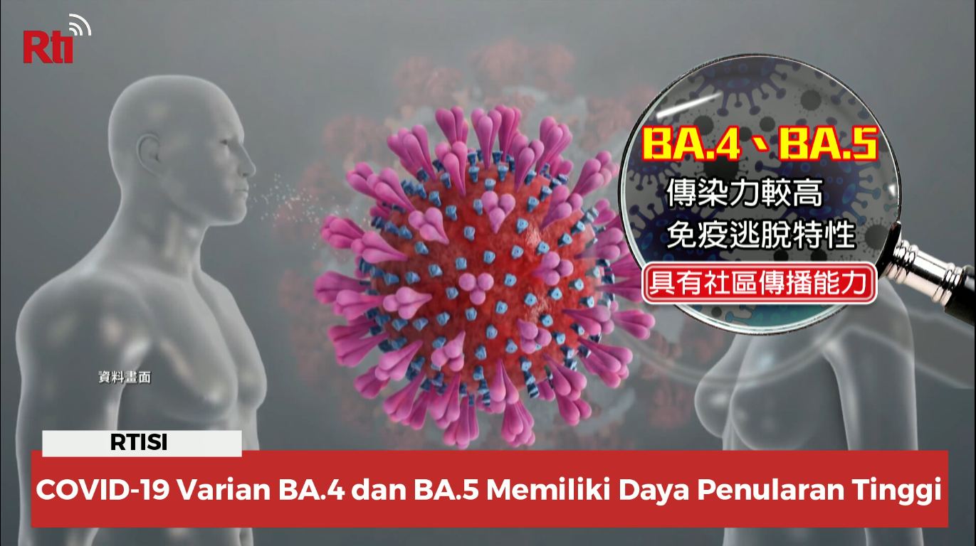 COVID-19 Varian BA.4 dan BA.5 Memiliki Daya Penularan Tinggi