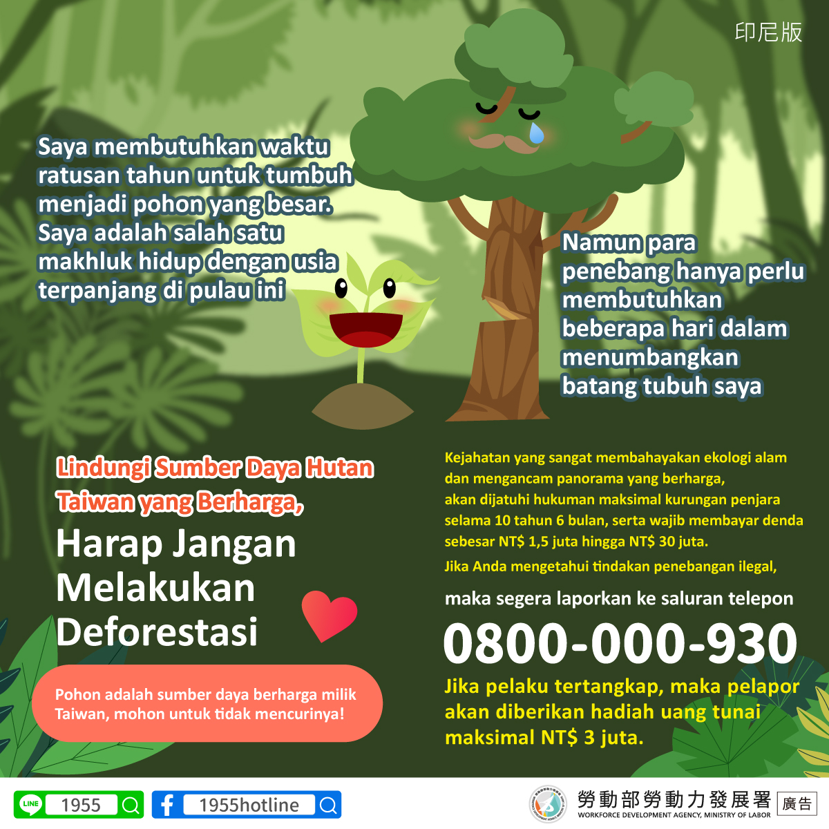 Lindungi Sumber Daya Hutan Taiwan yang Berharga