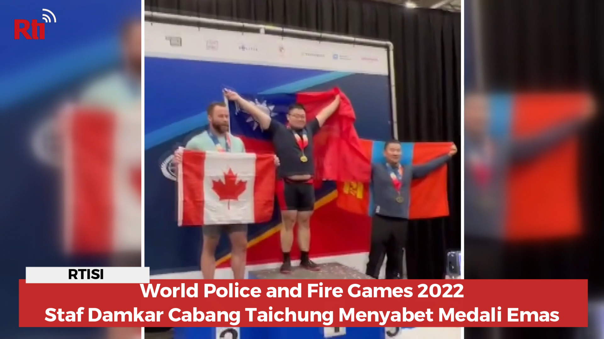 World Police and Fire Games 2022, Staf Damkar Cabang Taichung Menyabet Medali Emas
