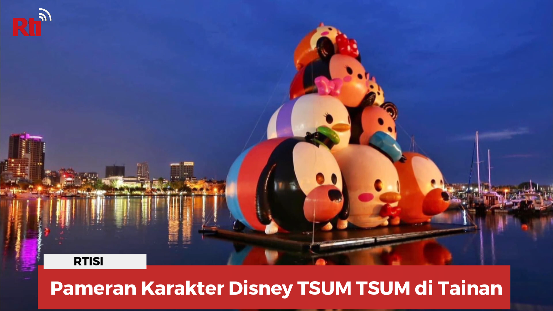 Pameran Karakter Disney TSUM TSUM di Tainan