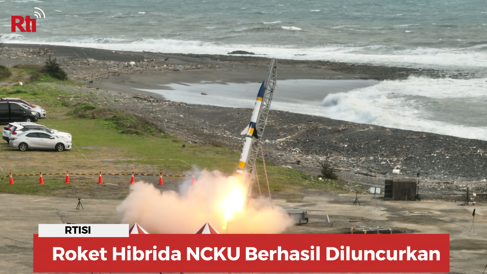 Roket Hibrida NCKU Berhasil Diluncurkan