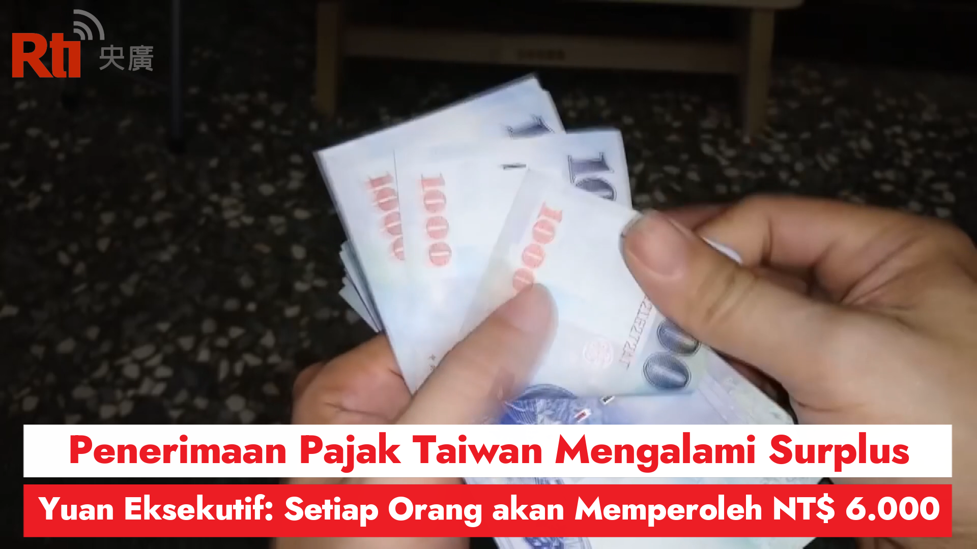 Penerimaan Pajak Taiwan Mengalami Surplus, Yuan Eksekutif: Setiap Orang akan Memperoleh NT$ 6.000