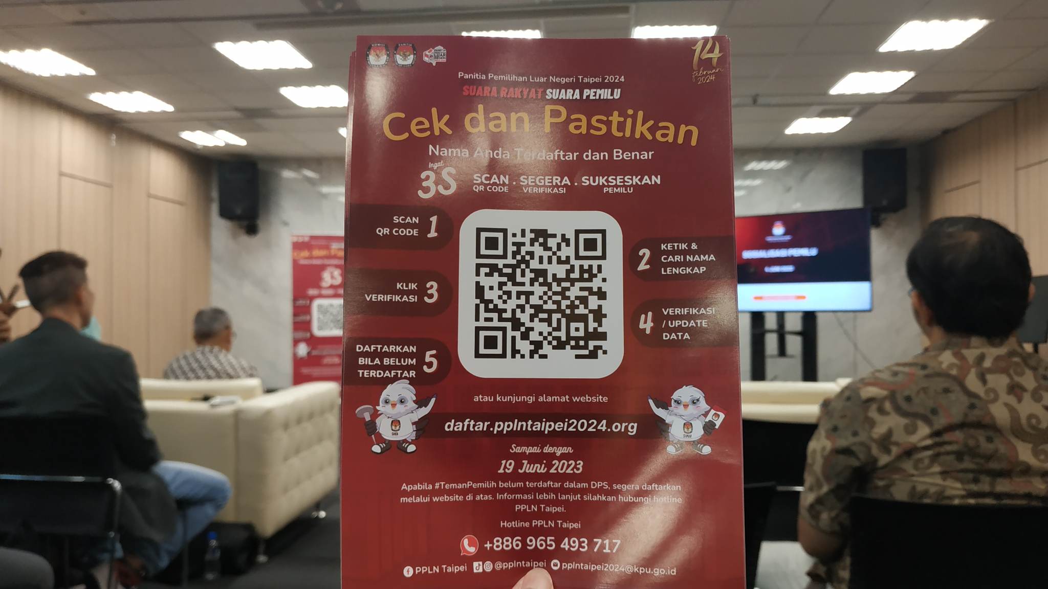 Jangan Lupa, Pendaftaran Pemilih Tetap Pemilu Indonesia 2024 hanya hingga 19 Juni 2023
