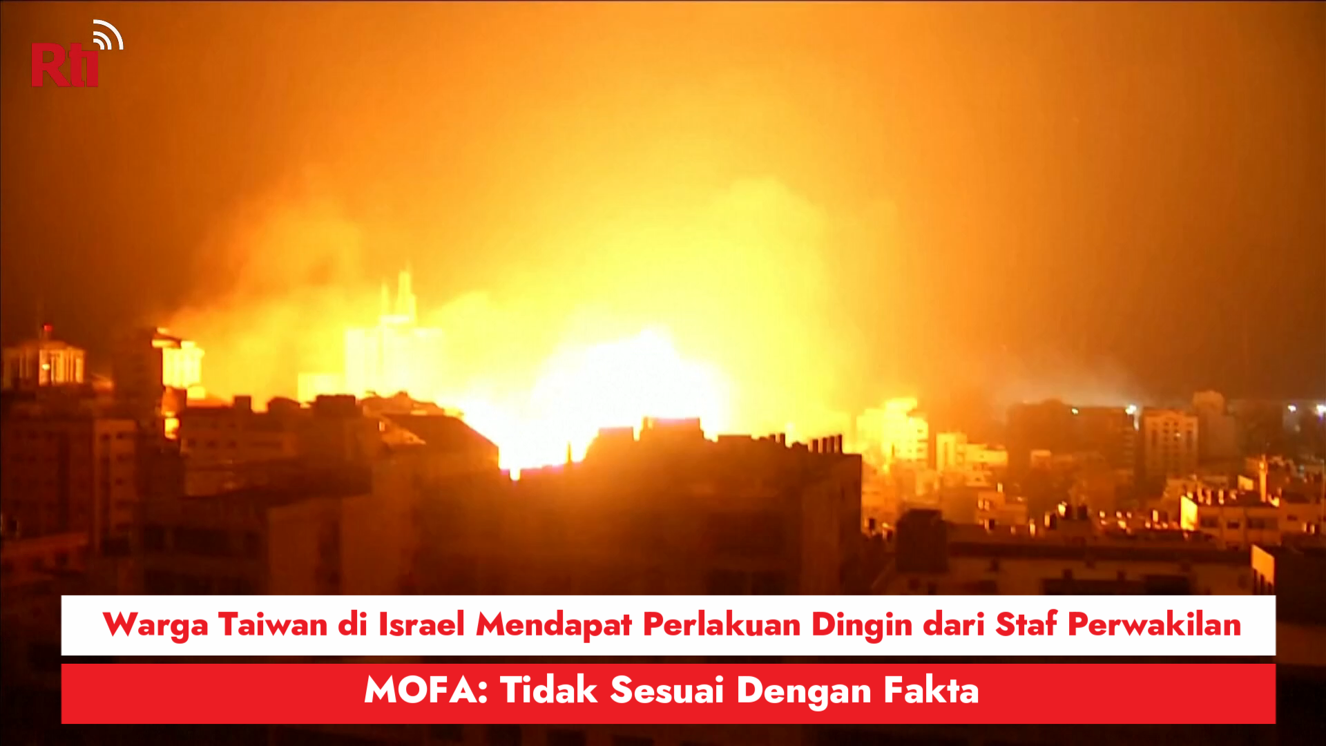 Warga Taiwan di Israel Mendapat Perlakuan Dingin dari Staf Perwakilan, MOFA: Tidak Sesuai dengan Fakta