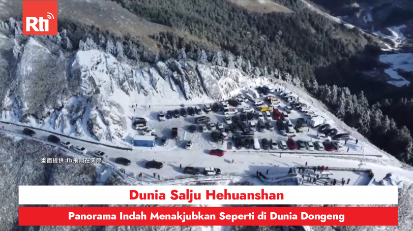Dunia Salju Hehuanshan, Panorama Indah Menakjubkan Seperti di Dunia Dongeng