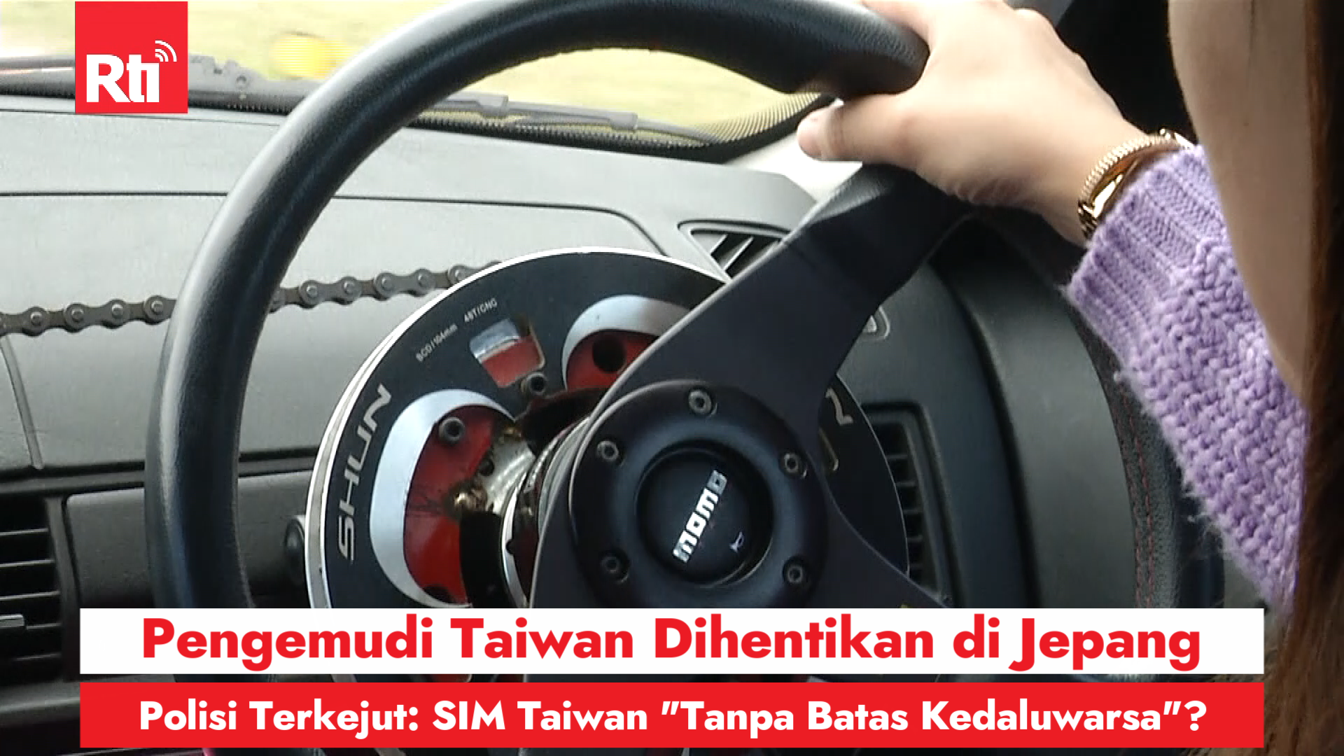 Pengemudi Taiwan Dihentikan di Jepang, Polisi Terkejut: SIM Taiwan “Tanpa Batas Kedaluwarsa”?