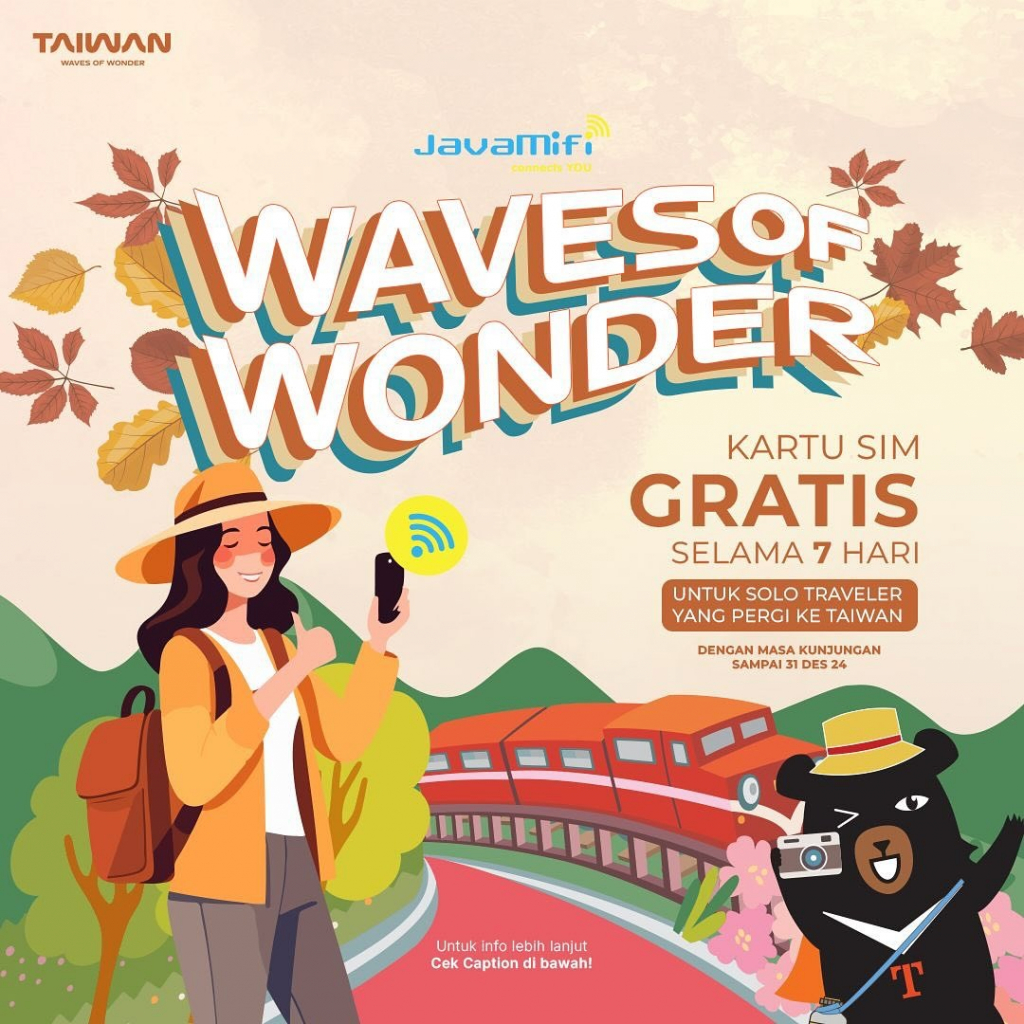 Jalan-jalan 15102024 - SIM Card dengan Kuota Tak Terbatas untuk ke Taiwan