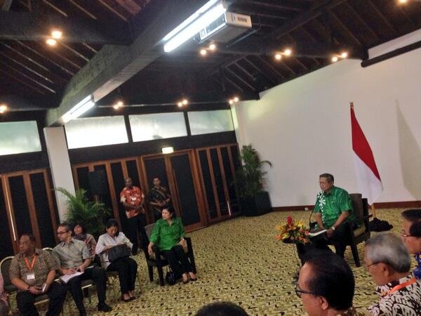 Debat Ketiga, Presiden SBY Harap Moderator Gali Visi Internasional Capres