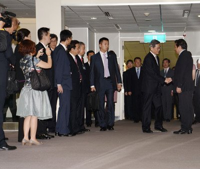 Menteri Zhang Zhih-Jun Tiba Di Taiwan