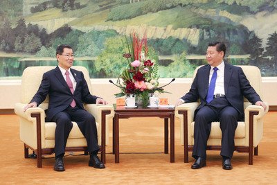 Mantan Wapres ROC dan Presiden Daratan Tiongkok mengadakan pertemuan tingkat tinggi di Beijing