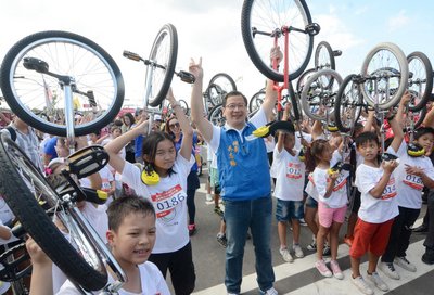 Bupati Taoyuan, Wu Chih-yang Mengadakan Kampanye di Desa Guanyin