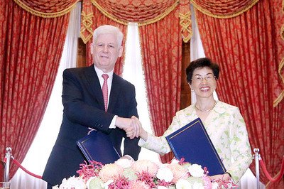 Taiwan dan AS menandatangani MoU atas dibentuknya Kerangka Latihan Kerja Sama Global
