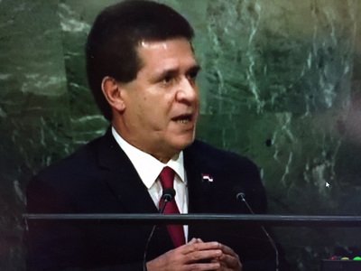 Sidang Majelis Umum PBB, Paraguay Dukung Taiwan