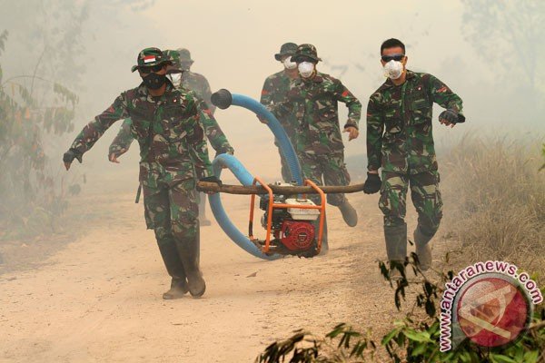 Bencana Asap - BMKG Prediksikan Hujan Guyur Sejumlah Daerah Di Riau