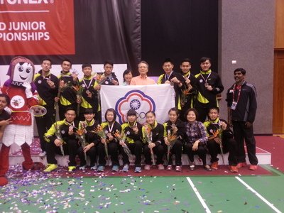Kejuaraan BWF, Tim Chinese Taipei Petik Perunggu