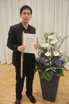 Hung Chien-chun Asal Taiwan Raih Juara Dalam Kompetisi Musik Flute Di Jerman