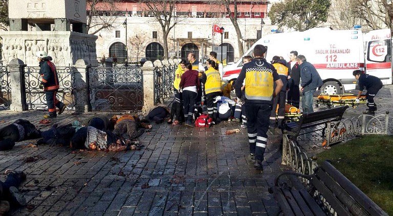 Ledakan di Sultanahmet Istanbul tewaskan 10 orang