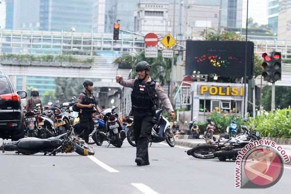 Korban ledakan Thamrin sampai 16 orang