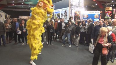 Atraksi Barongsai Meriahkan Pameran Pariwisata Taiwan Di Brussel