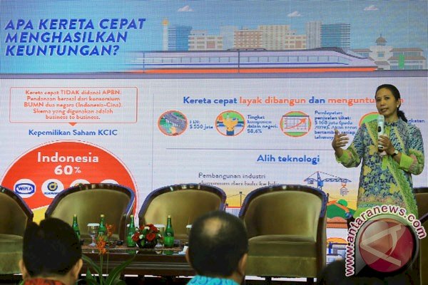 Menteri BUMN sebut kereta cepat adalah visi menyuluruh presiden