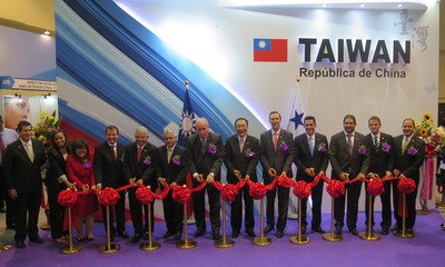 Peresmian Pavilion Taiwan di Panama International Trade Exhibition