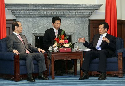 Presiden Ma Ying-jeou menaruh harapan tinggi bagi keberhasilan kerja sama Honhai Taiwan dan Sharp Jepang