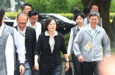 Persiapan upacara pelantikan Presiden Republik Tiongkok