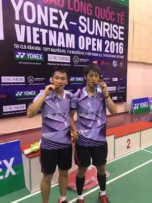Pasangan ganda putra Taiwan memenangkan kejuaraan bulu tangkis Vietnam open