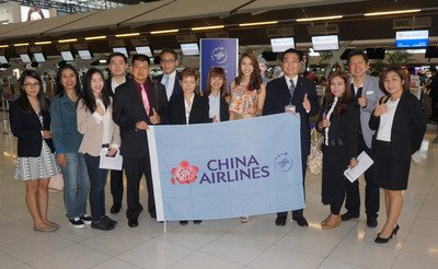 Rombongan Wisatawan Thailand Bebas Visa Taiwan Tiba