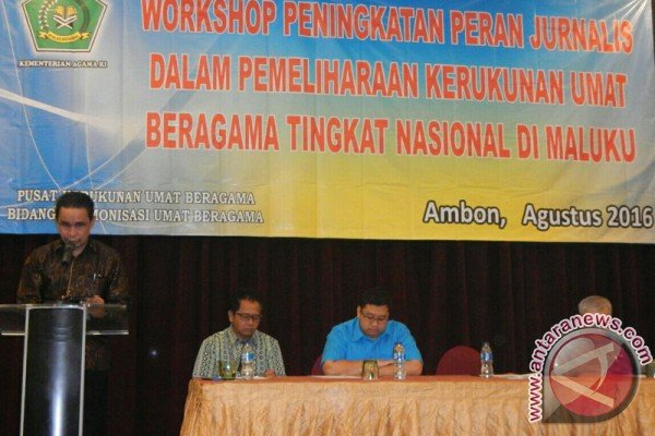 Kemenag dorong kerukunan beragama lewat jurnalis