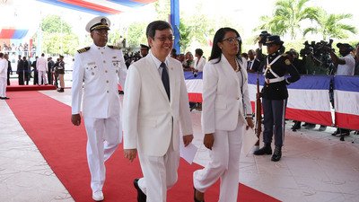 Wapres Chen Hadiri Inagurasi Presiden Dominika