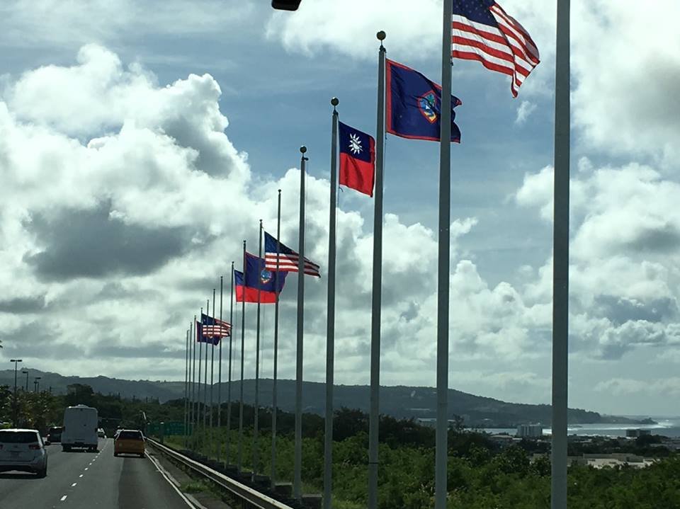 Presiden Tsai Transit di Guam disambut Gubernur Eddie Baza Calvo