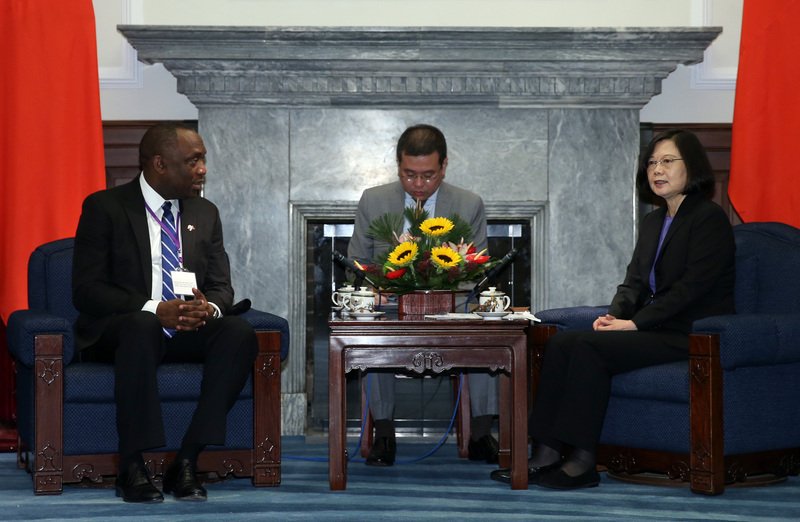 Presiden Tsai Terima Kunjungan Kepala Senat Haiti