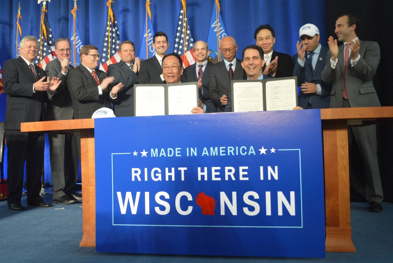 Investasi 10 milar dolar Amerika Foxconn di Wisconsin
