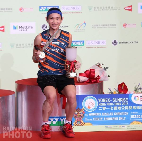 Tai Tzu-ying mempertahankan titel kejuaraan Hong Kong Open