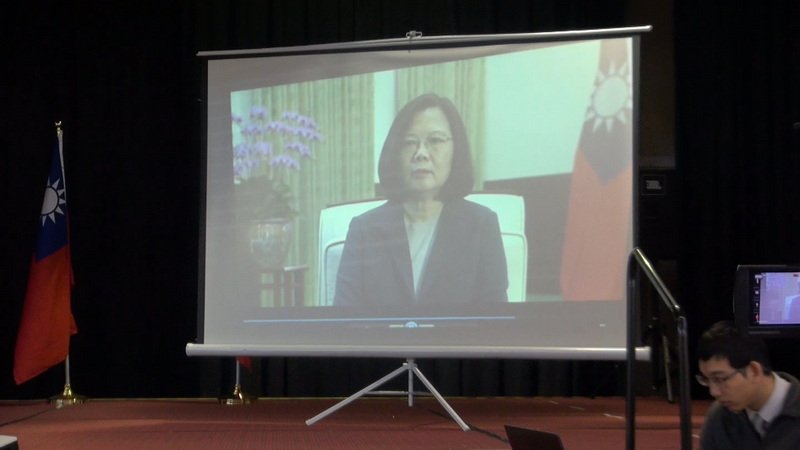 Presiden Tsai menegaskan reformasi dalam rekaman video sambutan kepada ekspat di AS