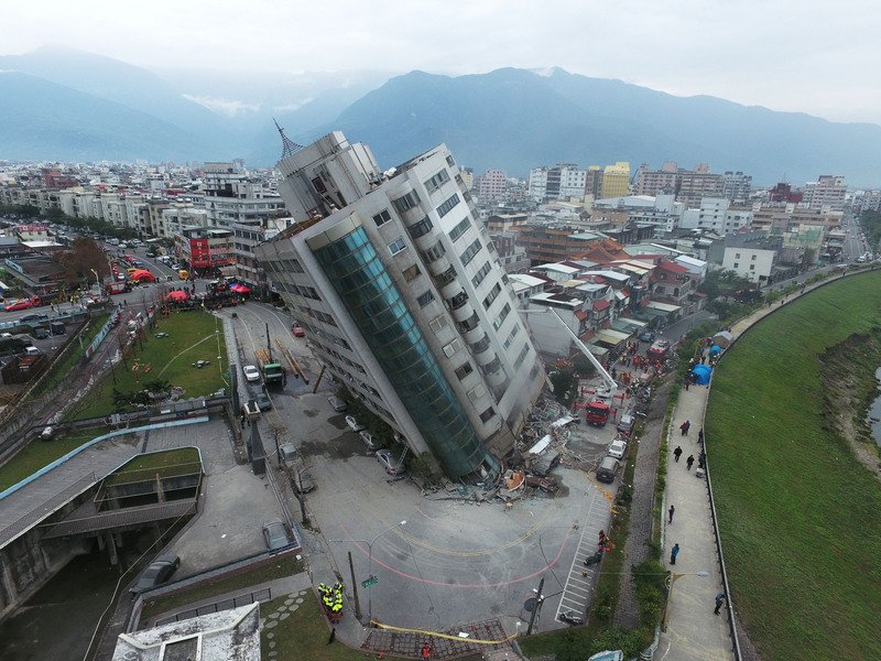 (Gempa Hualien) 2 Meninggal 219 Luka 149 Tidak Ada Kabar