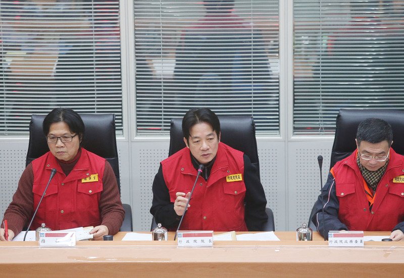 (Gempa Hualien) PM Lai Bentuk Tim Rekonstruksi Pasca Gempa dengan Dana Subsidi NT$ 300 Juta