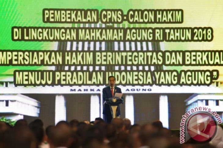 Presiden minta hakim utamakan kejujuran dan integritas
