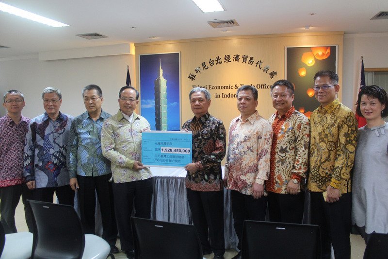 Pengusaha Taiwan di Indonesia Berikan Bantuan untuk Korban Gempa Hualien