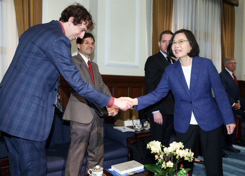 Presiden Tsai Ing-wen mengimbau AS mengecualikan Taiwan dalam daftar negara yang dikenakan pajak impor baja dan aluminium