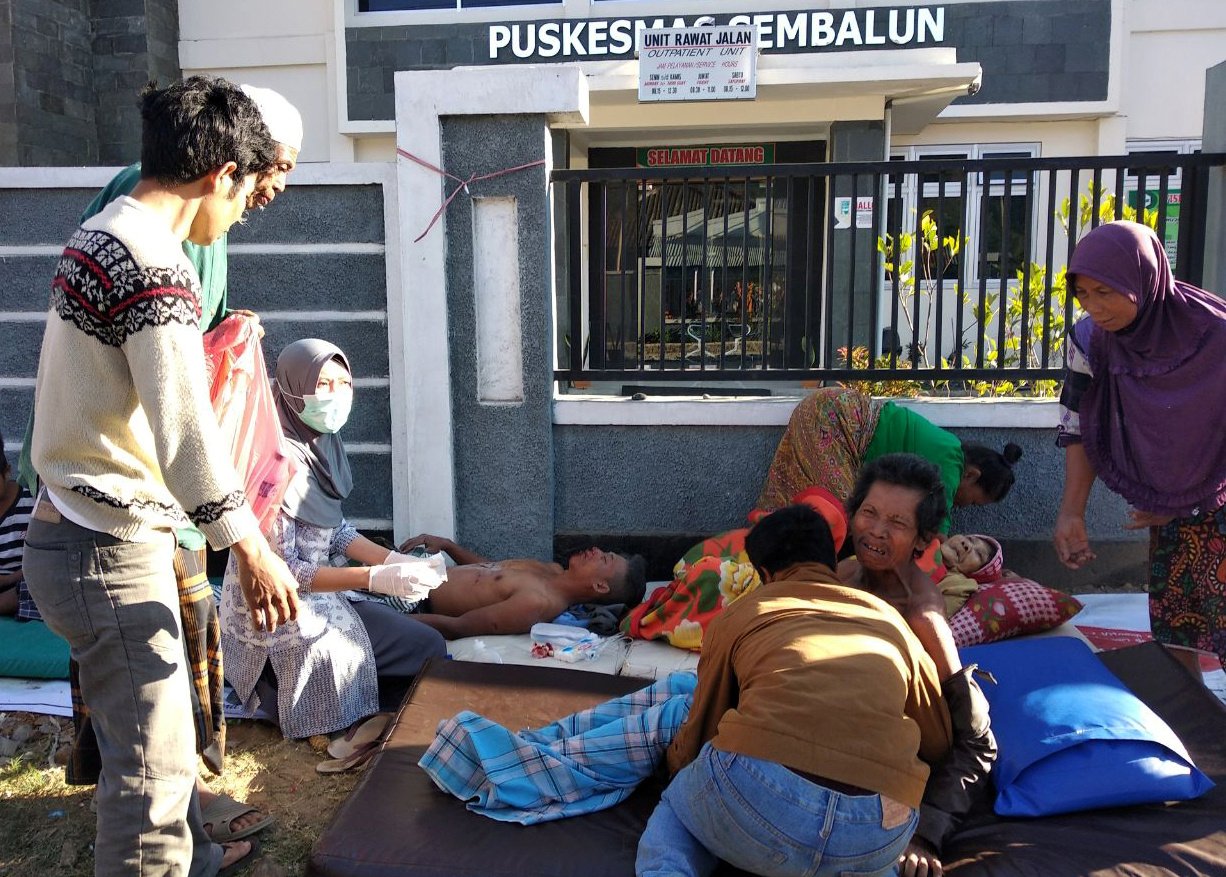 Gempa Berskala 6,4 SR Guncangkan Pulau Lombok