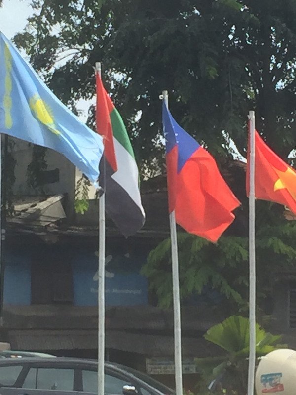 Tana Guo Mewakili Delegasi Asal Taiwan Menerima Bendera untuk Berpartisipasi Dalam Asian games