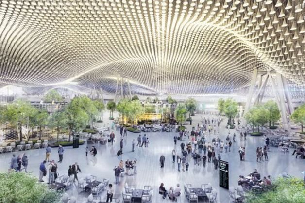 Menteri Transportasi: Sederhanakan Sistem Tata Arsitektur Ikon untuk Bandara Taoyuan Terminal 3